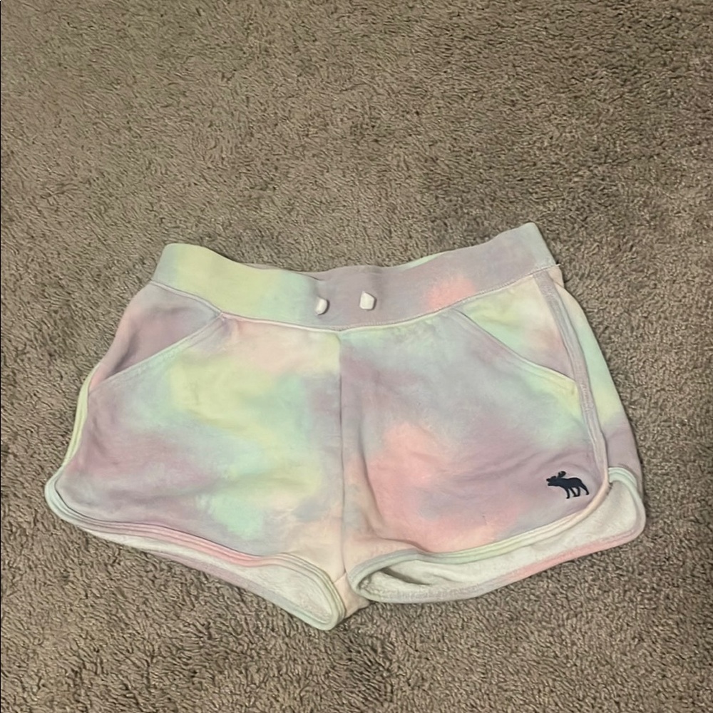 Abercrombie Kids Pastel Tie-Dye Shorts